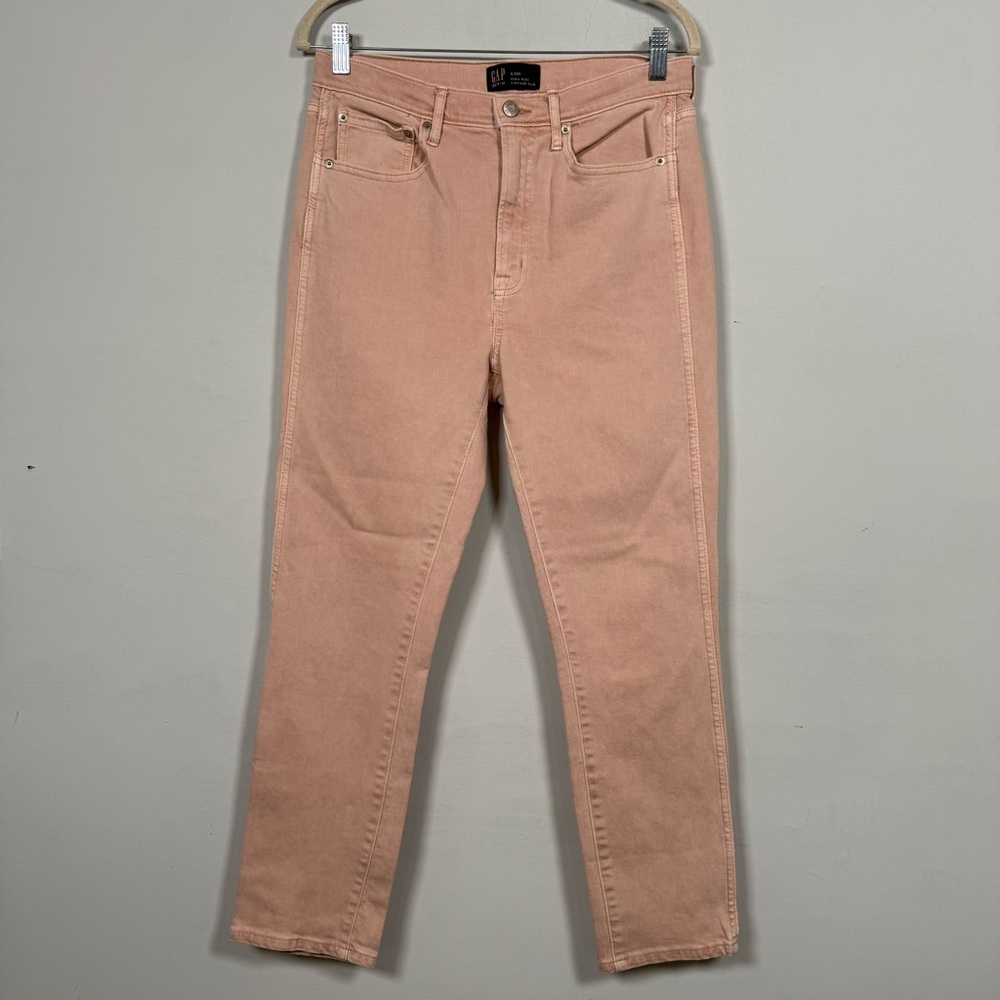 GAP Women's High Rise Vintage Slim Jeans, Size 6/28R, 99% Cotton - Picture 3 of 12